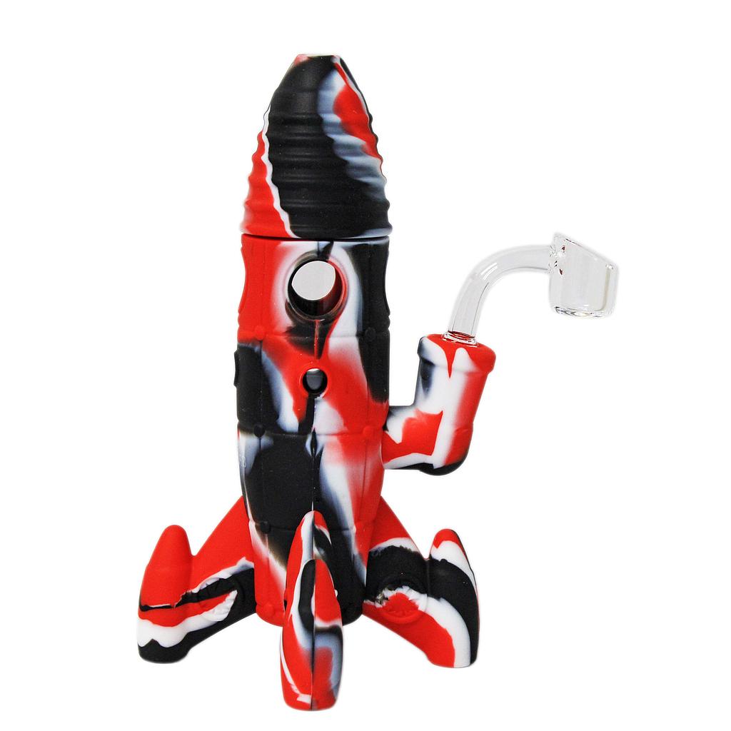 Silicone Dab Rig Dabware Platinum Rocket 7"