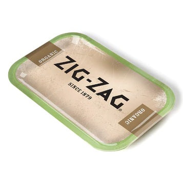 Zig Zag Metal Rolling Tray - Small - Organic