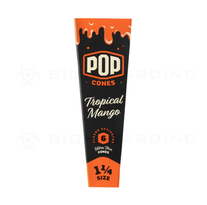 RTL - Pre-Rolled Cones Pop 1.25 6pk Tropical Mango Flavor Tip