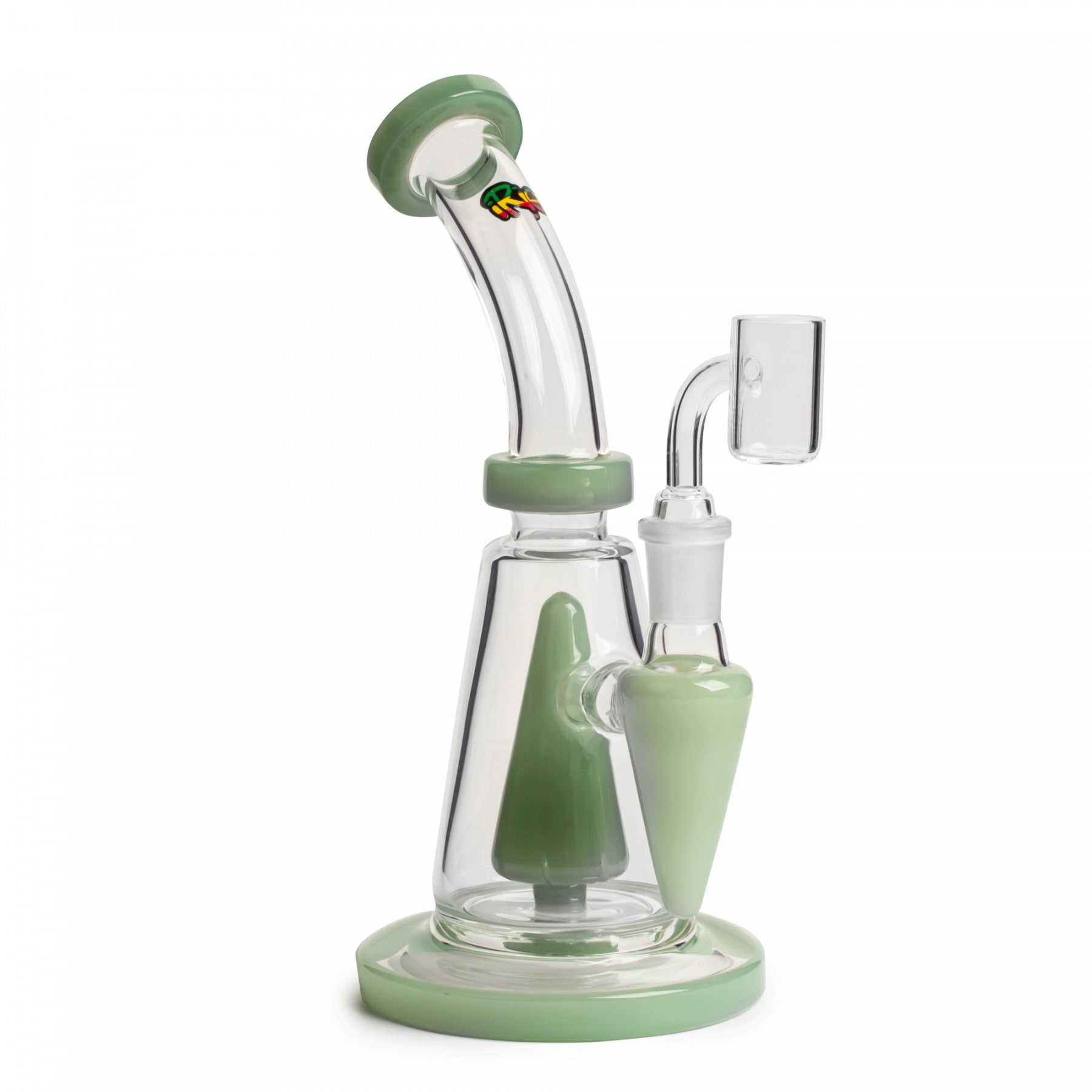 green cone dab rig with perc for sale in hamilton